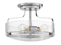 HINKLEY, HARPER SEMI-FLUSH MOUNT, FLUSH MOUNT CEILING LIGHTS