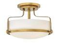 HINKLEY, HARPER SEMI-FLUSH MOUNT, FLUSH MOUNT CEILING LIGHTS