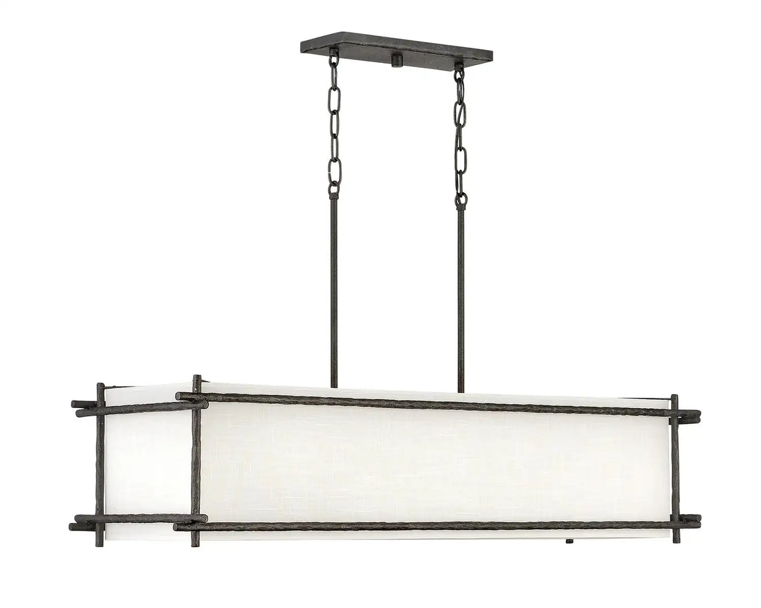 HINKLEY, TRESS LINEAR & OVAL CHANDELIER, PENDANT LIGHT