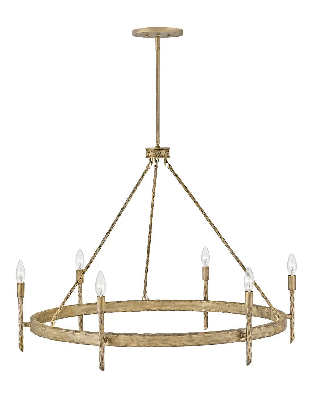 HINKLEY, TRESS SINGLE TIER CHANDELIER, PENDANT LIGHT