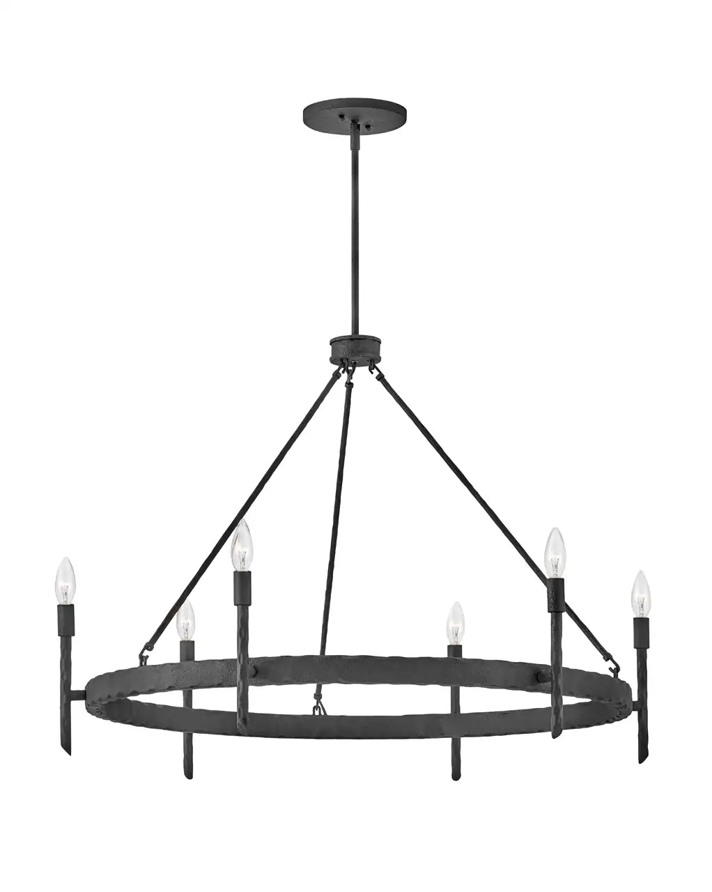 HINKLEY, TRESS SINGLE TIER CHANDELIER, PENDANT LIGHT