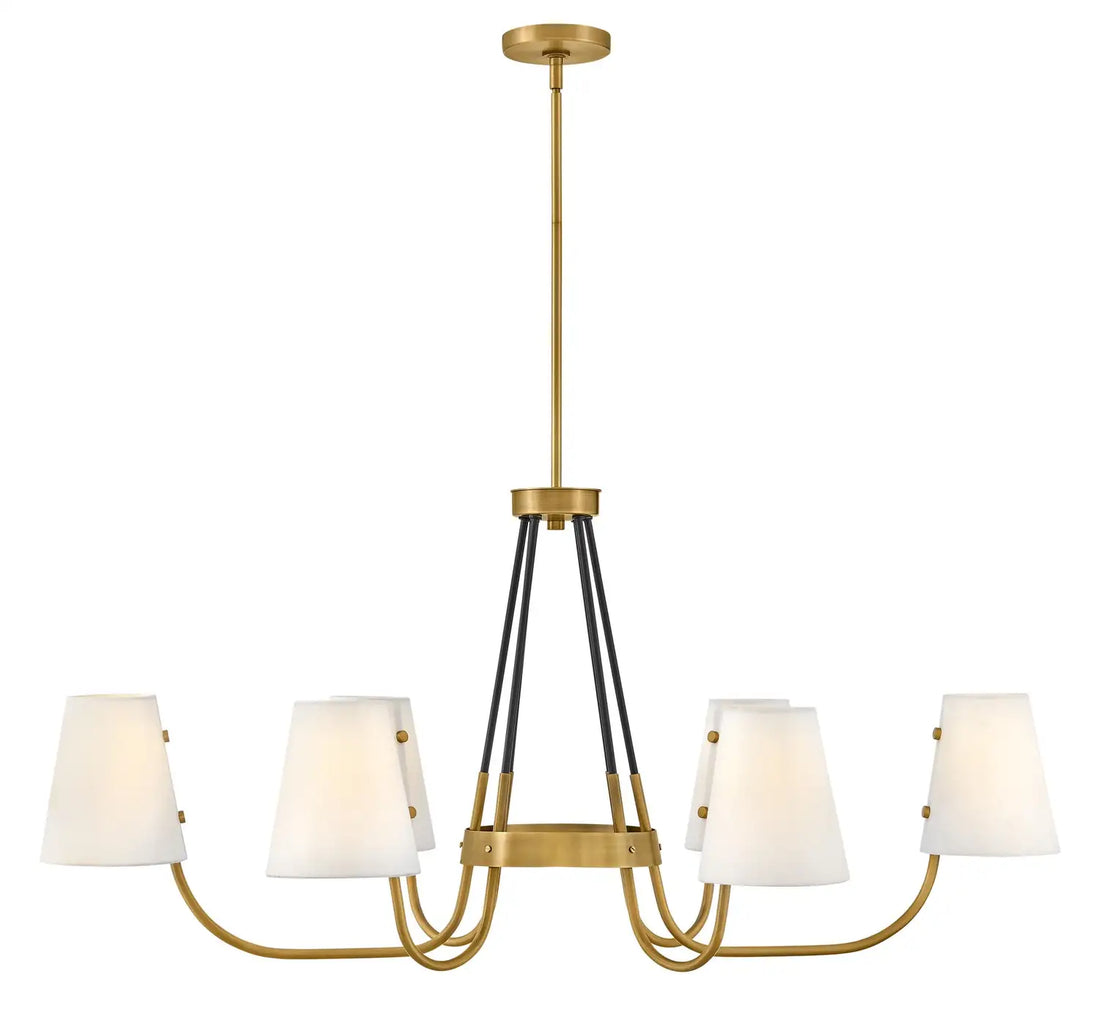 HINKLEY, ASTON LINEAR & OVAL CHANDELIER, PENDANT LIGHT