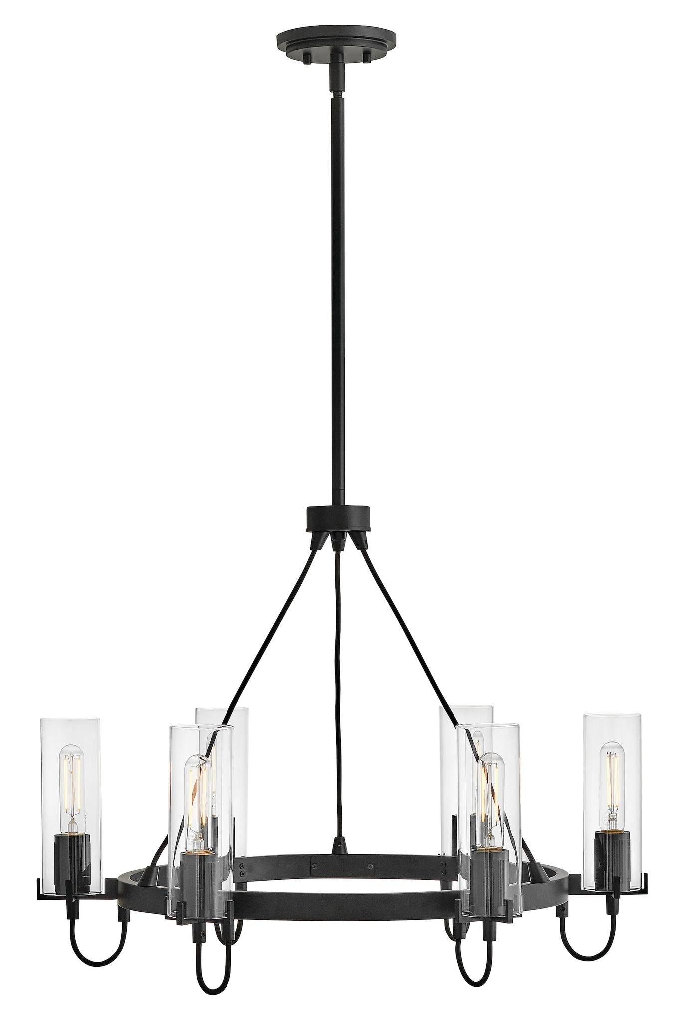 HINKLEY, RYDEN SINGLE TIER CHANDELIER, PENDANT LIGHT