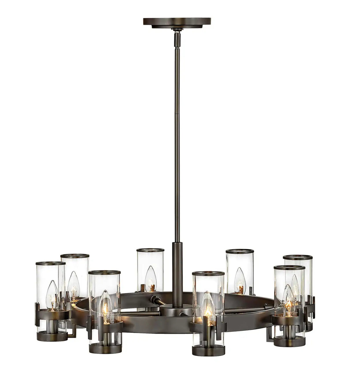 HINKLEY, REEVE SINGLE TIER CHANDELIER, CHANDELIER LIGHT