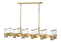 HINKLEY, REEVE LINEAR & OVAL CHANDELIER, PENDANT LIGHT