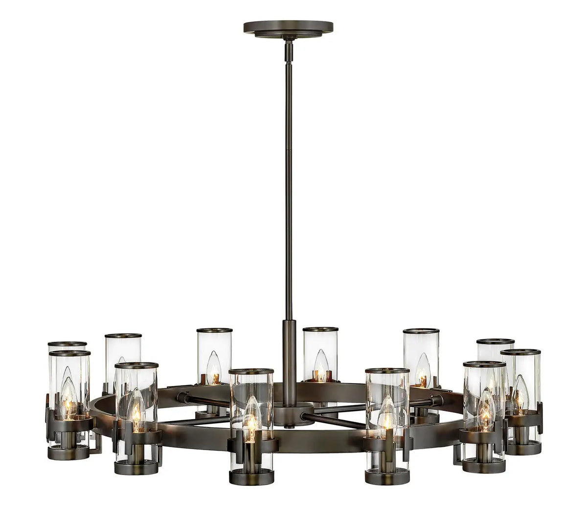 HINKLEY, REEVE SINGLE TIER CHANDELIER, CHANDELIER LIGHT