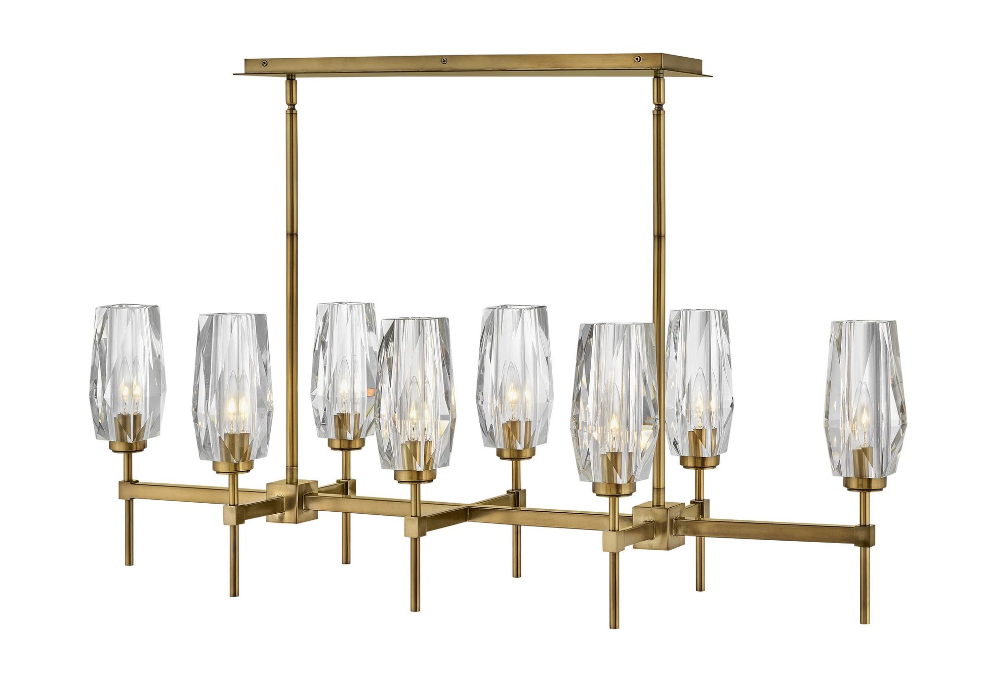 HINKLEY, ANA LINEAR & OVAL CHANDELIER, PENDANT LIGHT