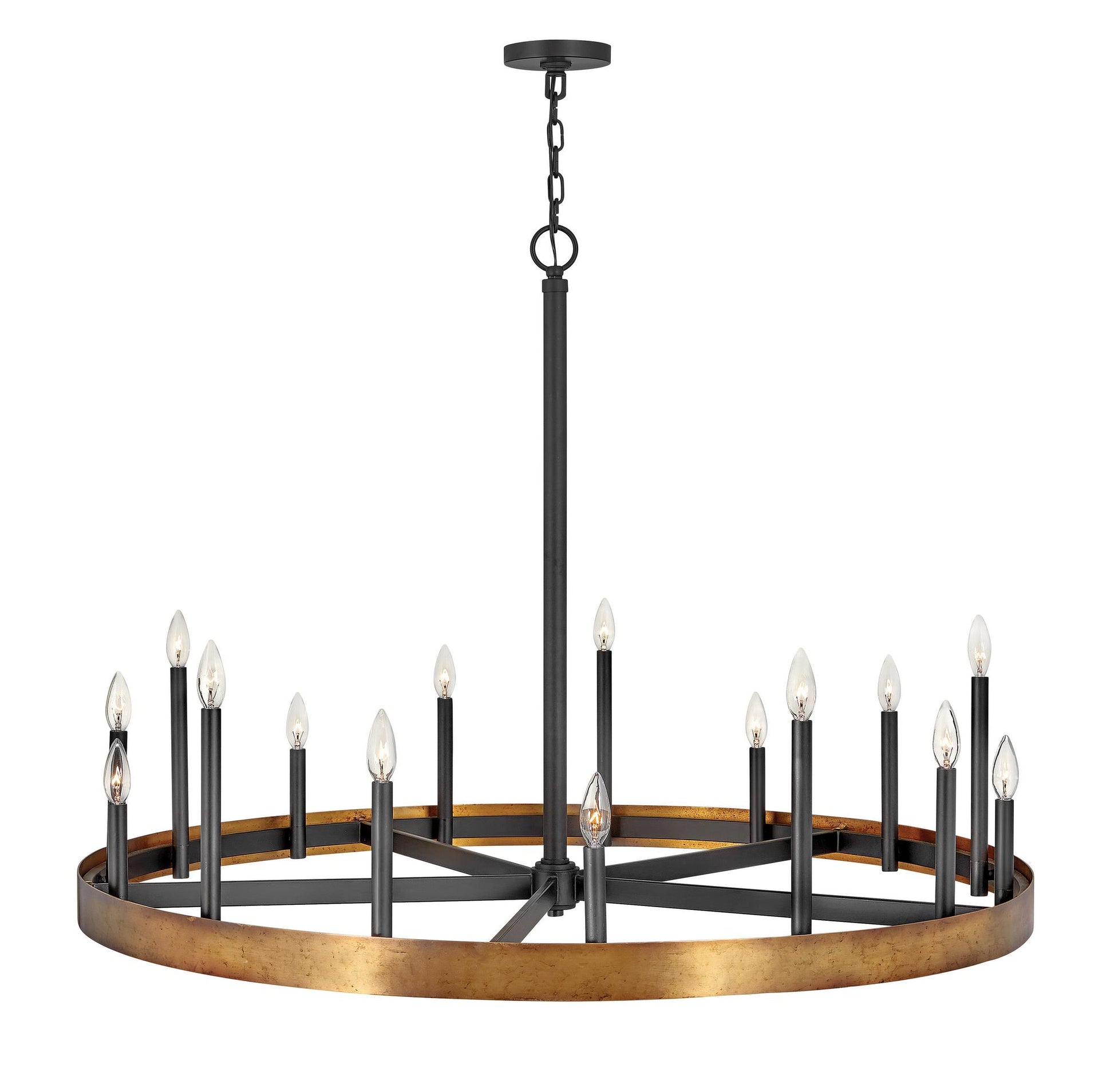 HINKLEY, WELLS SINGLE TIER CHANDELIER, PENDANT LIGHT