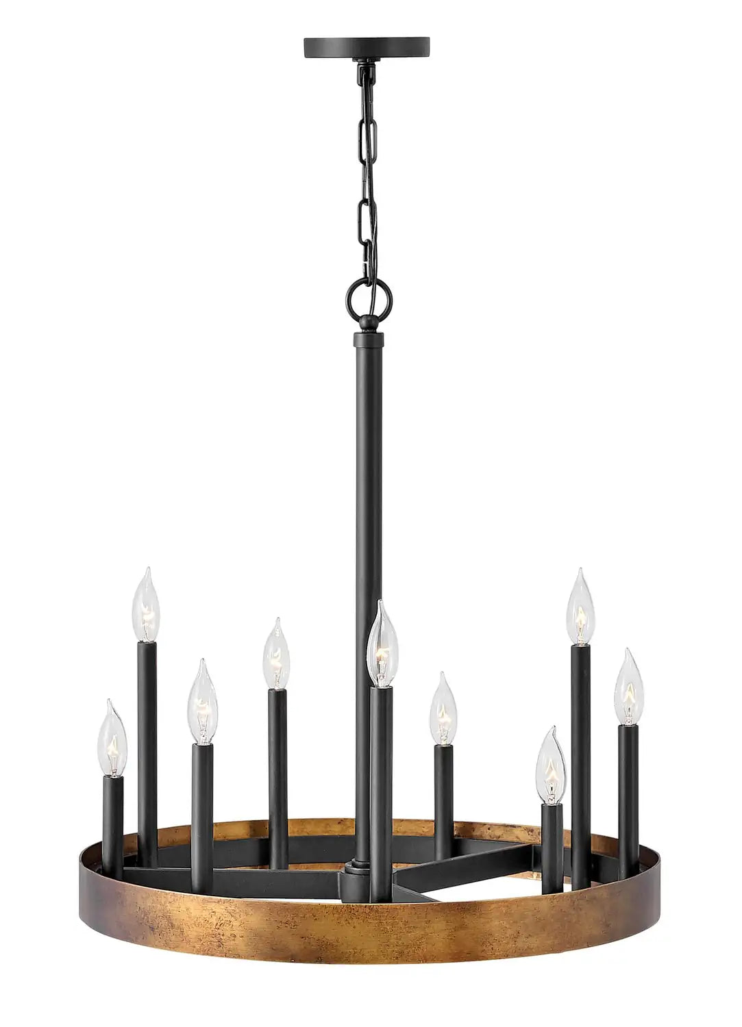 HINKLEY, WELLS SINGLE TIER CHANDELIER, PENDANT LIGHT