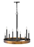 HINKLEY, WELLS SINGLE TIER CHANDELIER, PENDANT LIGHT