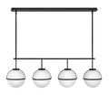 HINKLEY, HOLLIS LINEAR & OVAL CHANDELIER, PENDANT LIGHT