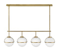 HINKLEY, HOLLIS LINEAR & OVAL CHANDELIER, PENDANT LIGHT