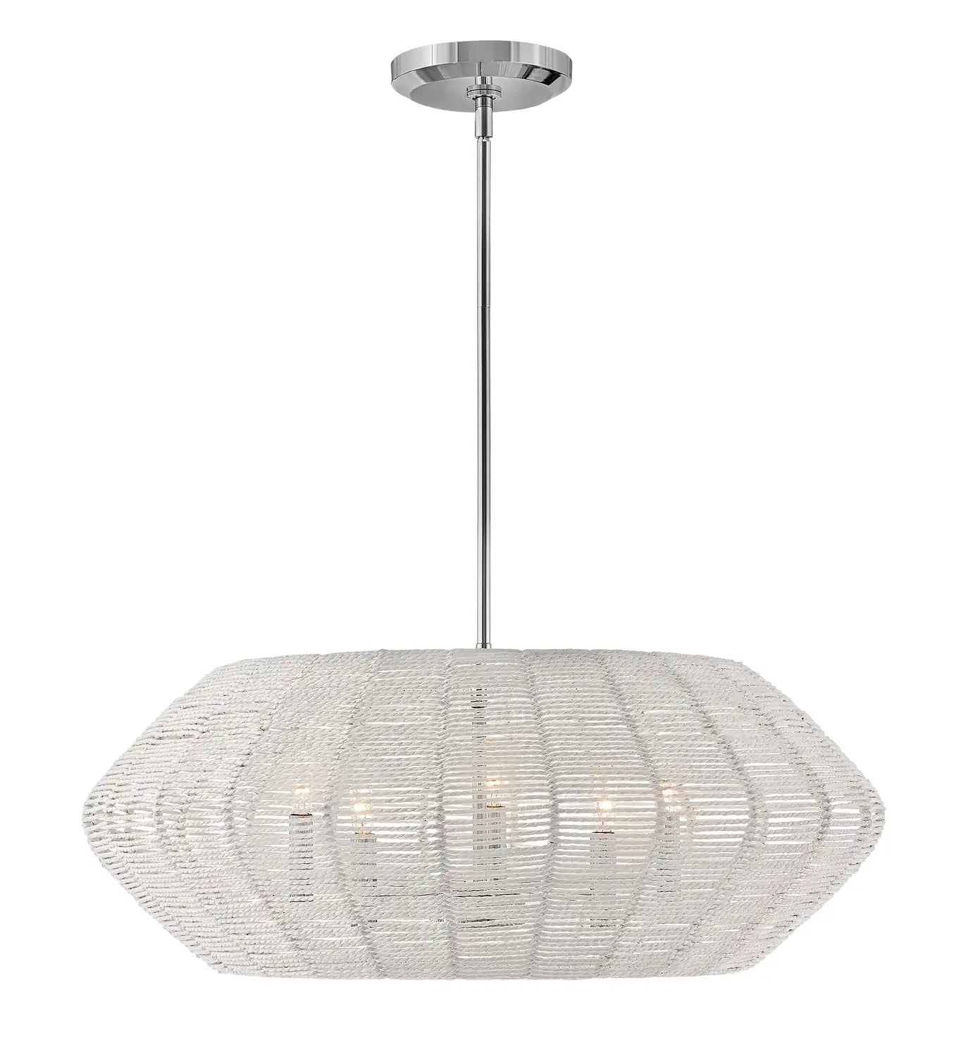 HINKLEY, LUCA DRUM SEMI-FLUSH MOUNT, PENDANT LIGHT