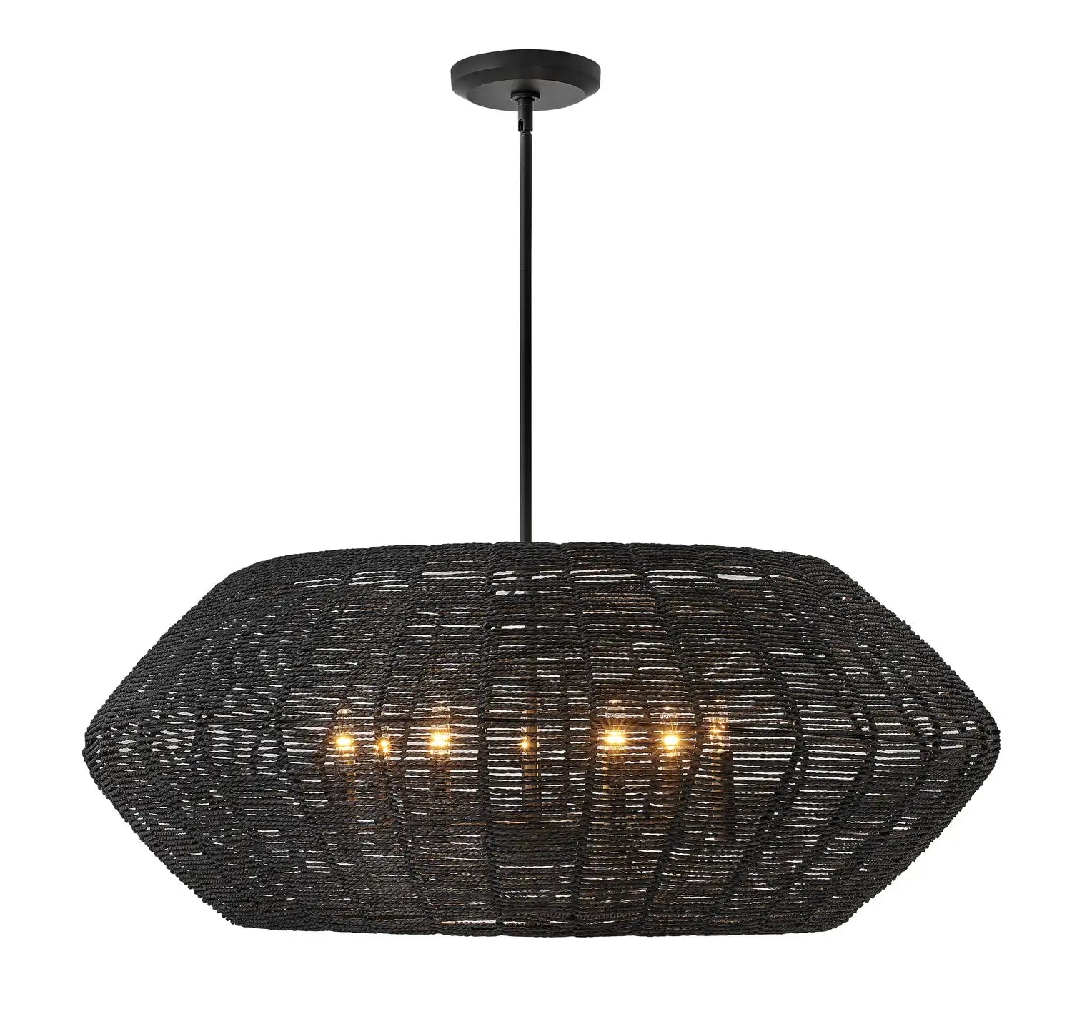 HINKLEY, LUCA DRUM SEMI-FLUSH MOUNT, PENDANT LIGHT