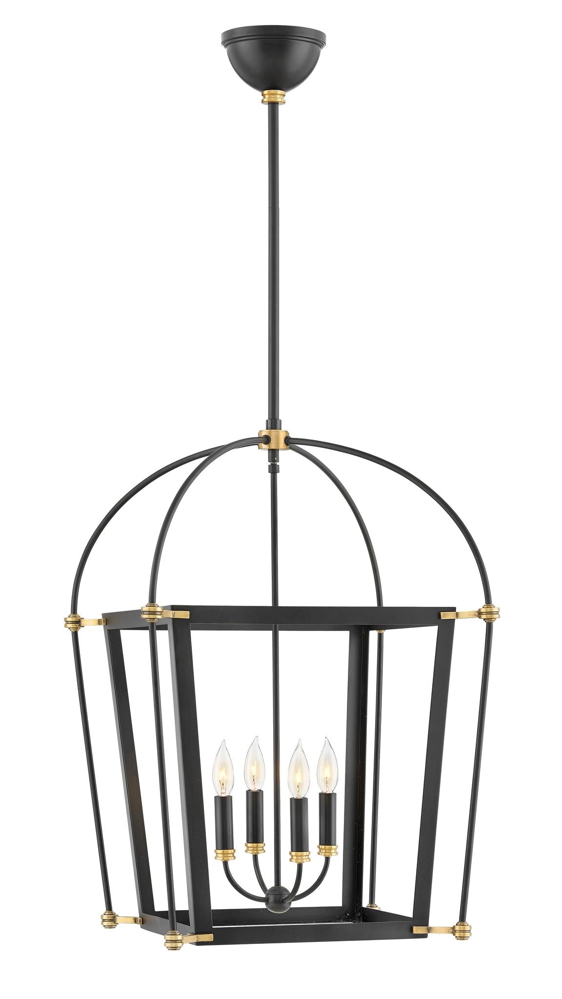 HINKLEY, SELBY OPEN FRAME CHANDELIER, PENDANT LIGHT