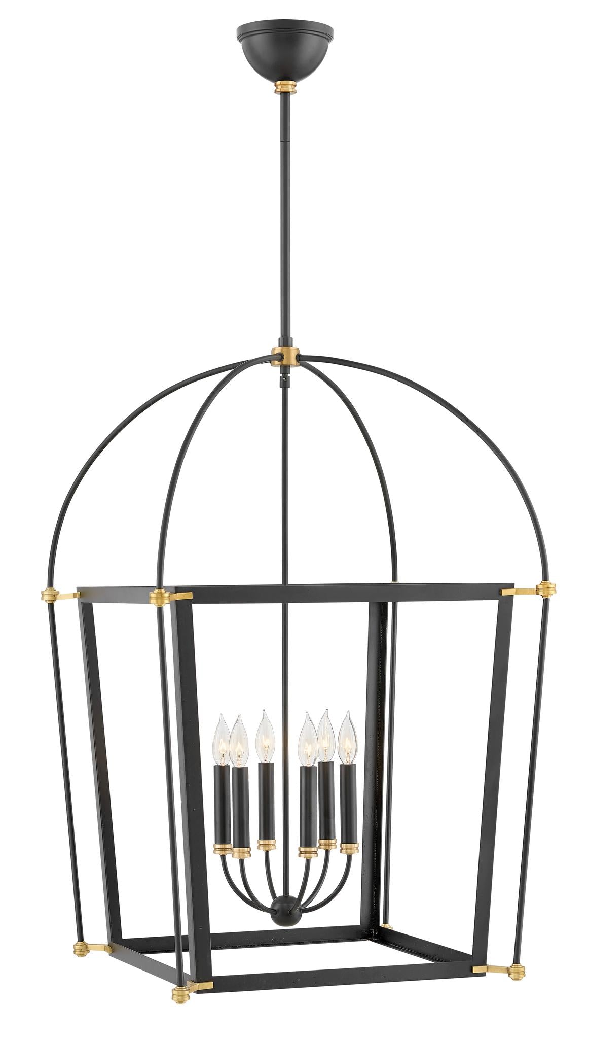 HINKLEY, SELBY OPEN FRAME CHANDELIER, PENDANT LIGHT