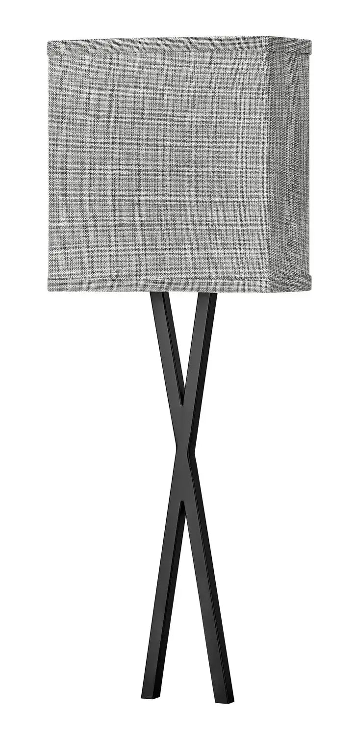 HINKLEY, AXIS HEATHERED GRAY SCONCE VANITY, WALL SCONCES