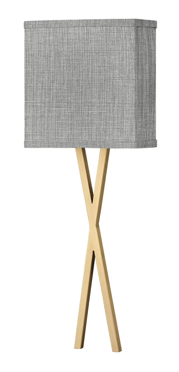 HINKLEY, AXIS HEATHERED GRAY SCONCE VANITY, WALL SCONCES