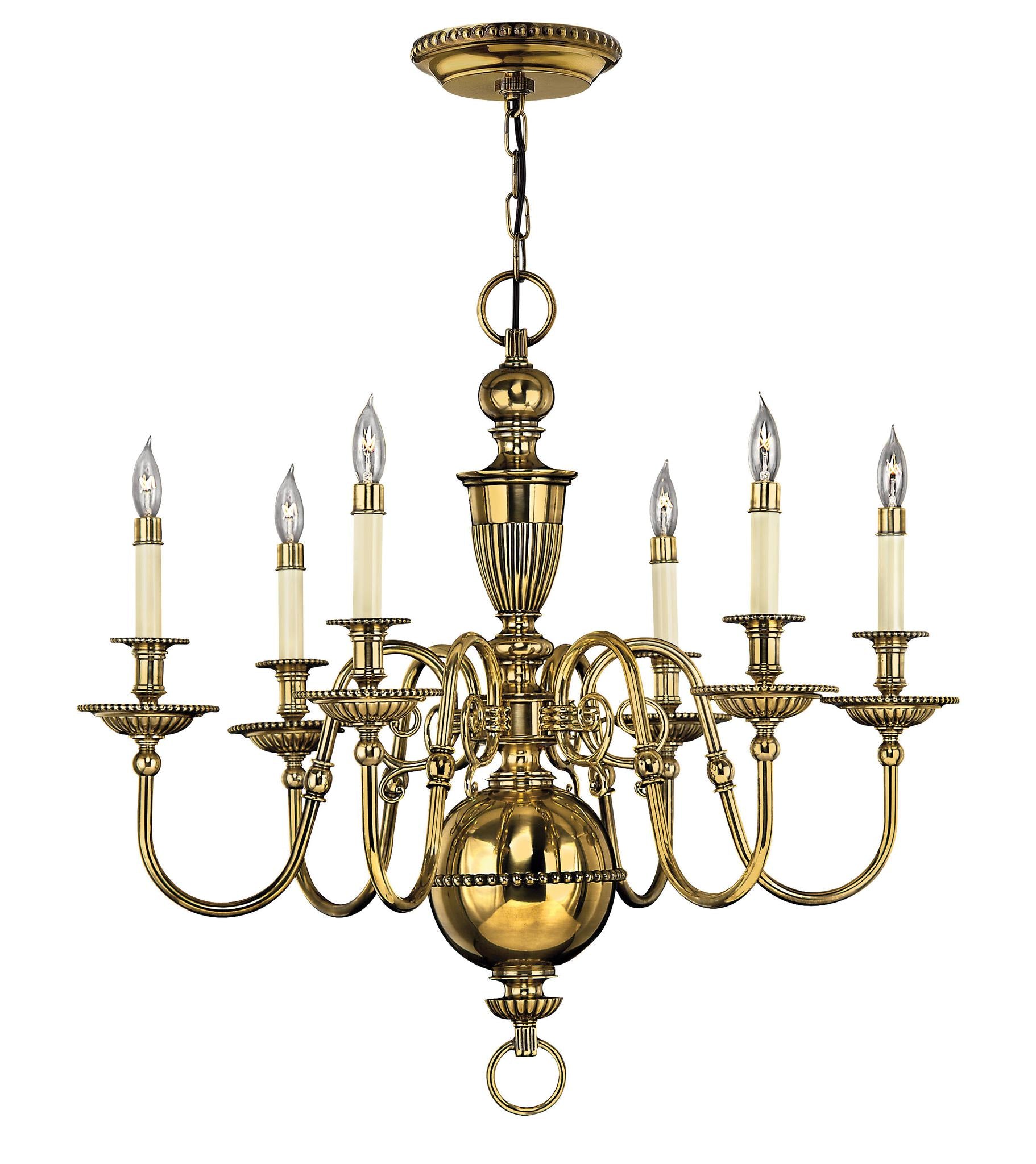 HINKLEY, CAMBRIDGE SINGLE TIER CHANDELIER, PENDANT LIGHT