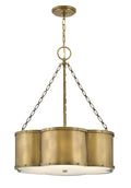 HINKLEY, CHANCE DRUM CHANDELIER, PENDANT LIGHT