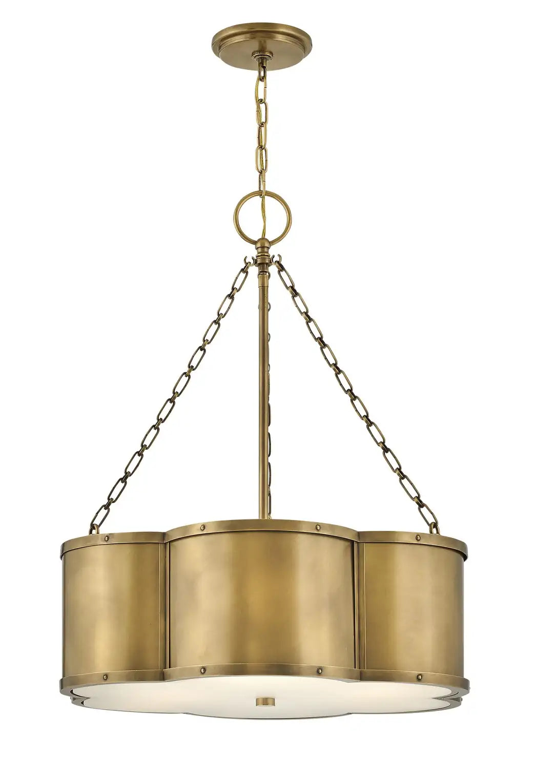 HINKLEY, CHANCE DRUM CHANDELIER, PENDANT LIGHT