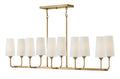 HINKLEY, LEWIS LINEAR & OVAL CHANDELIER, PENDANT LIGHT