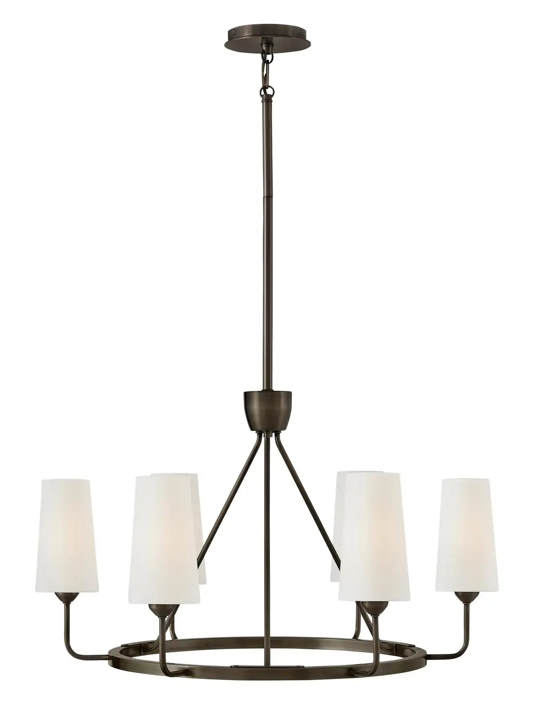HINKLEY, LEWIS SINGLE TIER CHANDELIER, CHANDELIER LIGHT