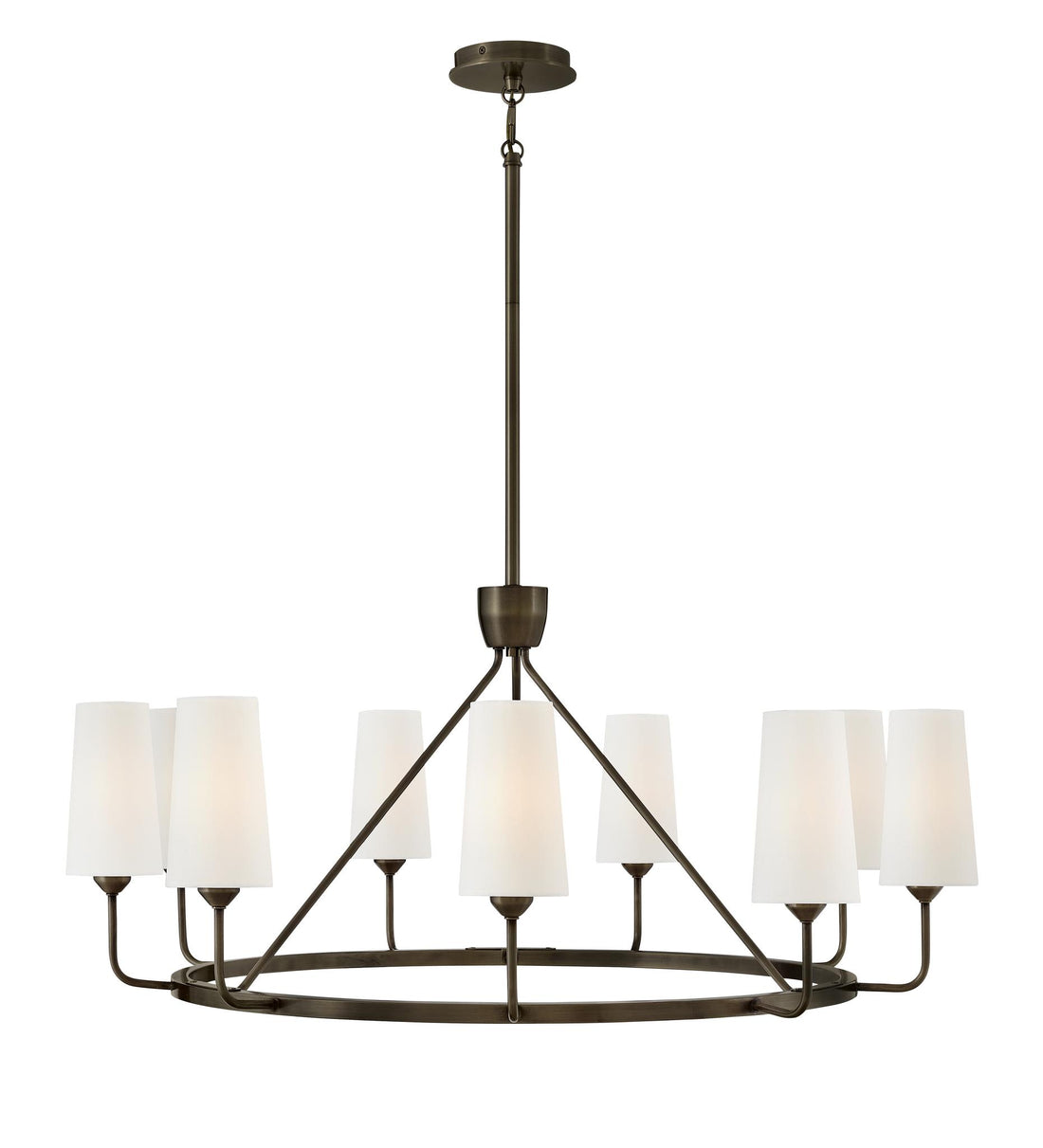HINKLEY, LEWIS SINGLE TIER CHANDELIER, PENDANT LIGHT