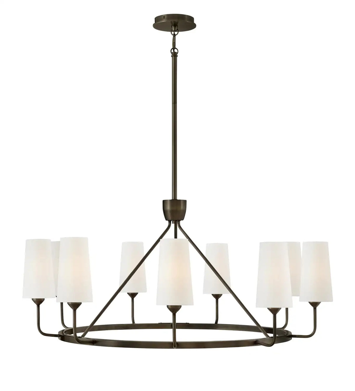 HINKLEY, LEWIS SINGLE TIER CHANDELIER, CHANDELIER LIGHT