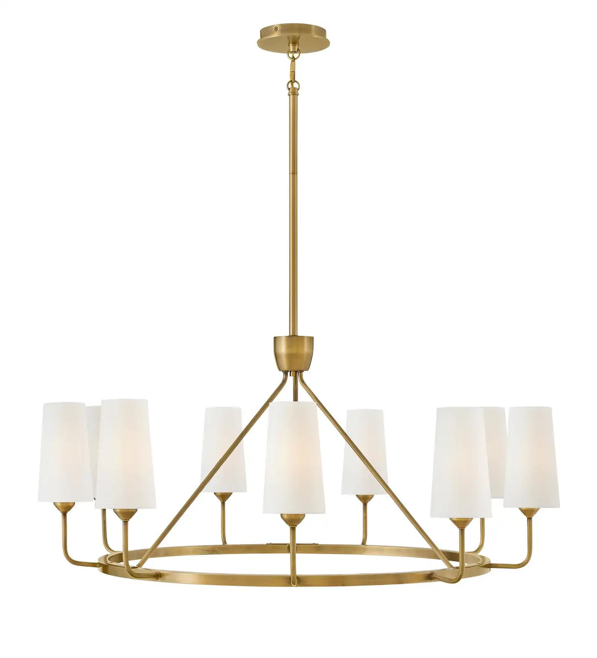 HINKLEY, LEWIS SINGLE TIER CHANDELIER, CHANDELIER LIGHT