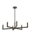 HINKLEY, EZRA LINEAR & OVAL CHANDELIER, PENDANT LIGHT