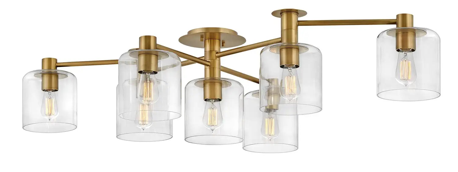 HINKLEY, AXEL SEMI-FLUSH MOUNT, FLUSH MOUNT CEILING LIGHTS