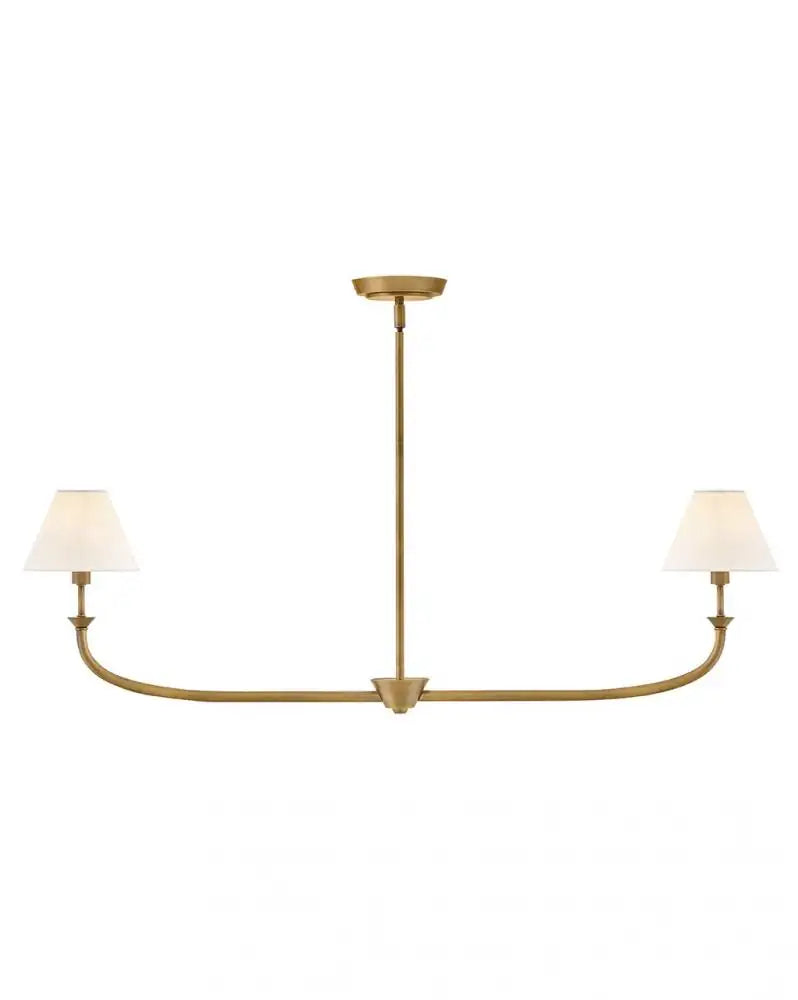 HINKLEY, GRETA TWO LIGHT LINEAR, PENDANT LIGHT