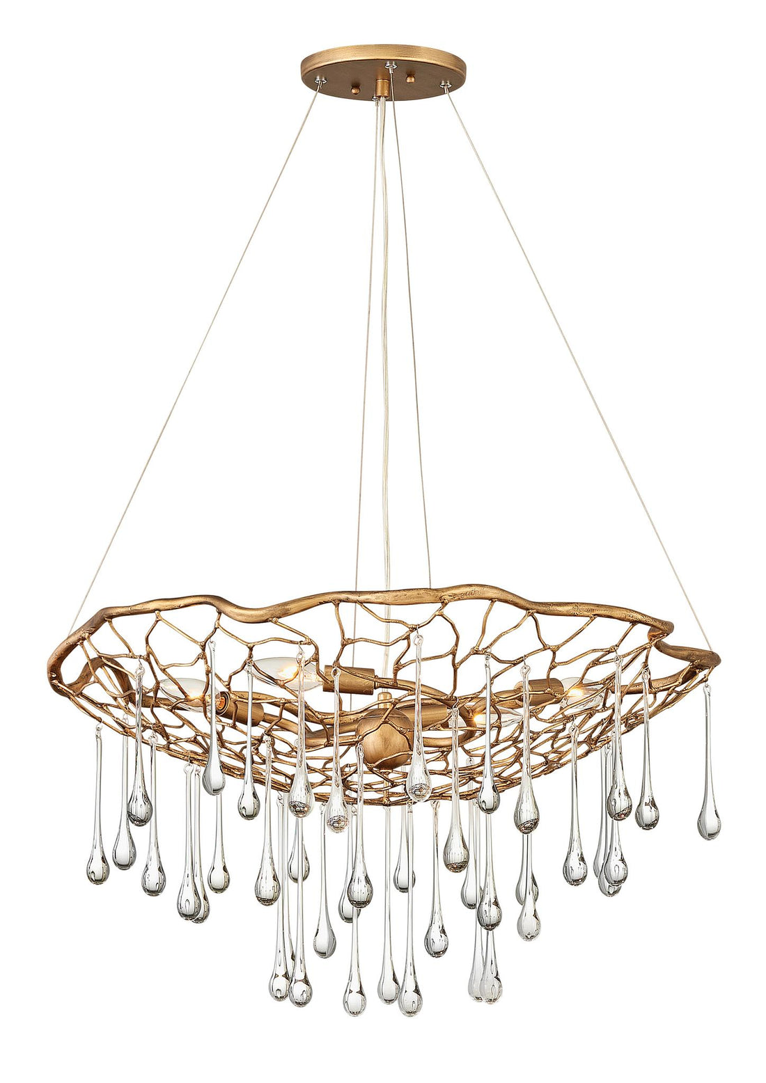 HINKLEY, LAGUNA SINGLE TIER CHANDELIER, PENDANT LIGHT
