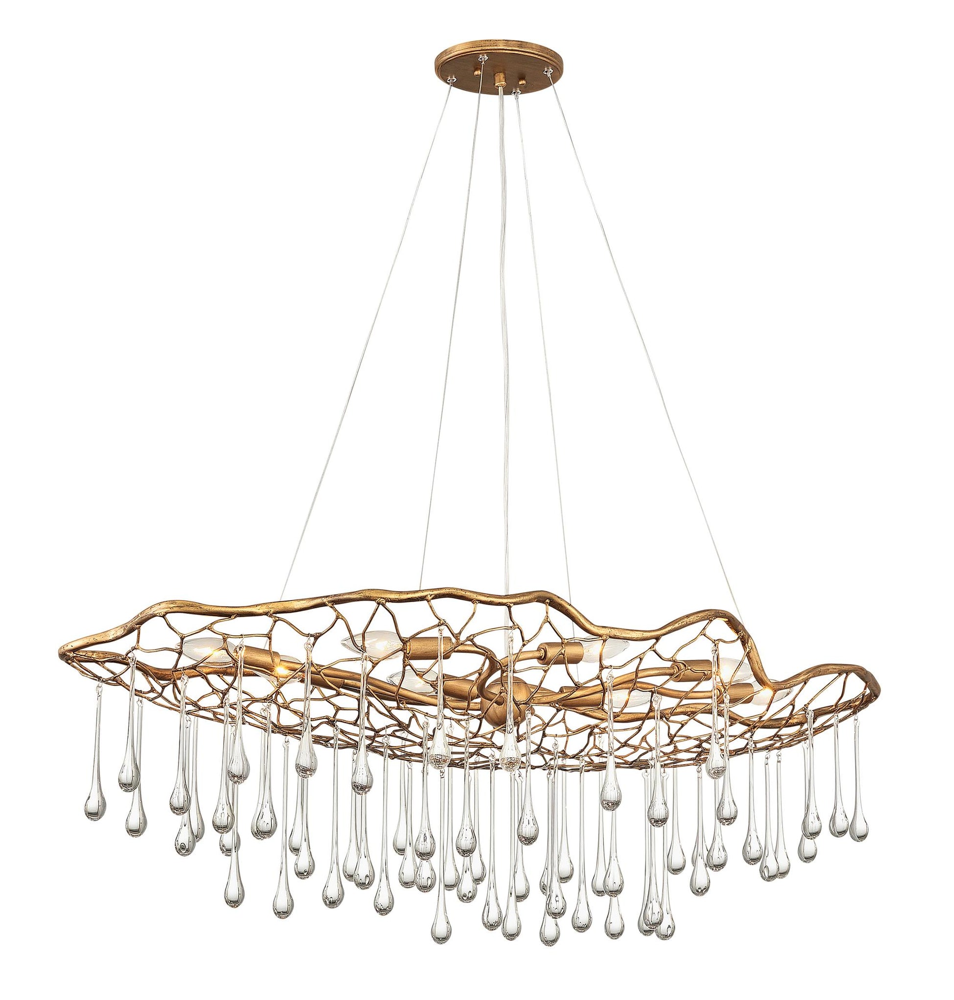 HINKLEY, LAGUNA LINEAR & OVAL CHANDELIER, PENDANT LIGHT