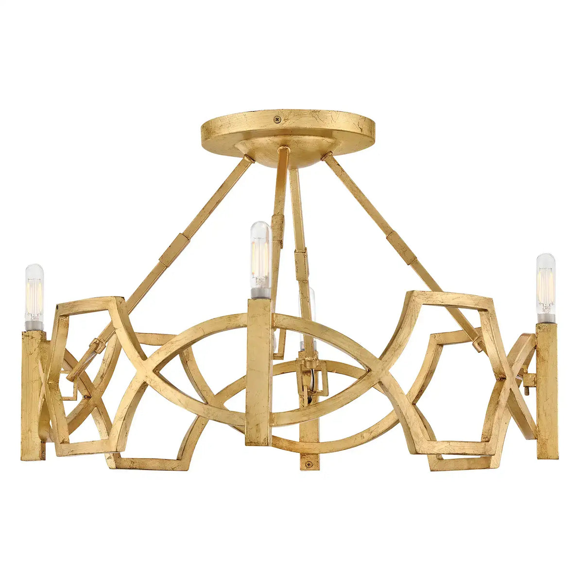 HINKLEY, LEONA SEMI-FLUSH MOUNT, FLUSH MOUNT CEILING LIGHTS