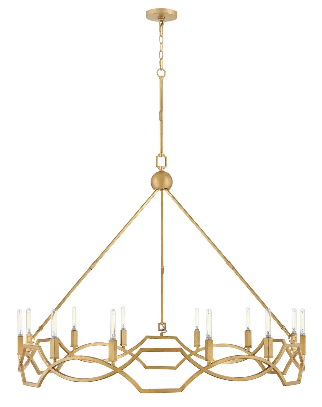 HINKLEY, LEONA SINGLE TIER CHANDELIER, PENDANT LIGHT