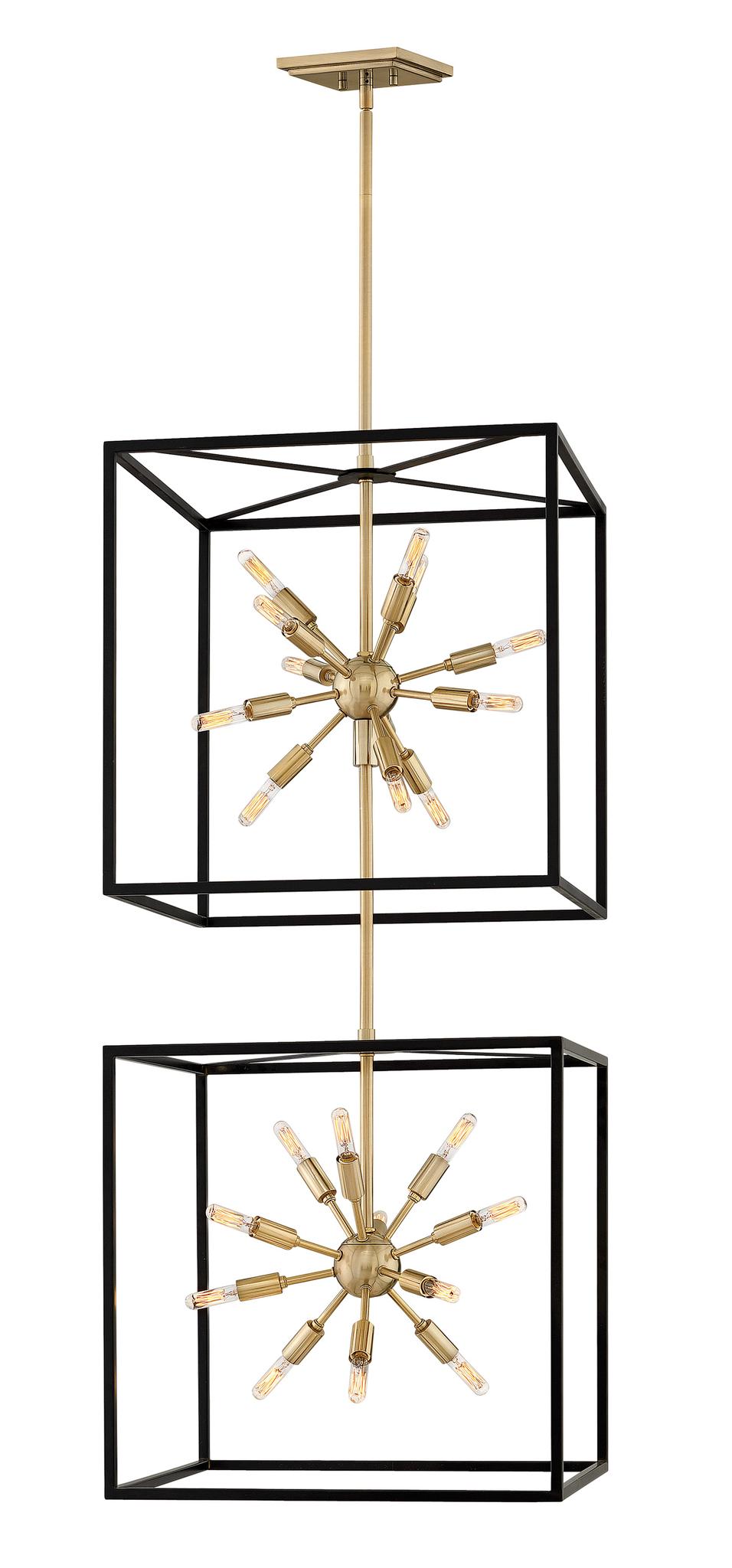 HINKLEY, AROS MULTI TIER PENDANT OPEN FRAME CHANDELIER, PENDANT LIGHT