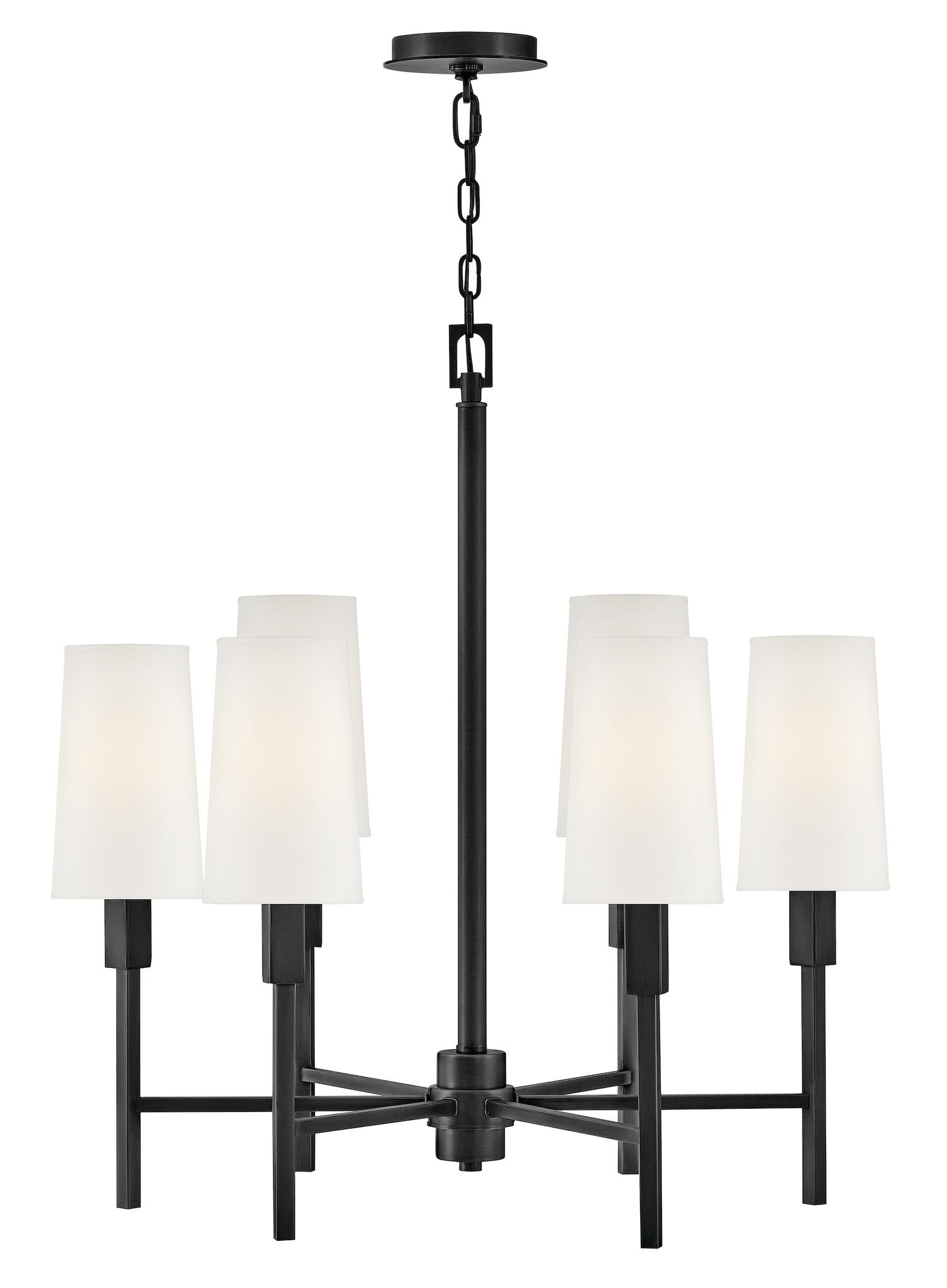 HINKLEY, FENWICK SINGLE TIER CHANDELIER, PENDANT LIGHT