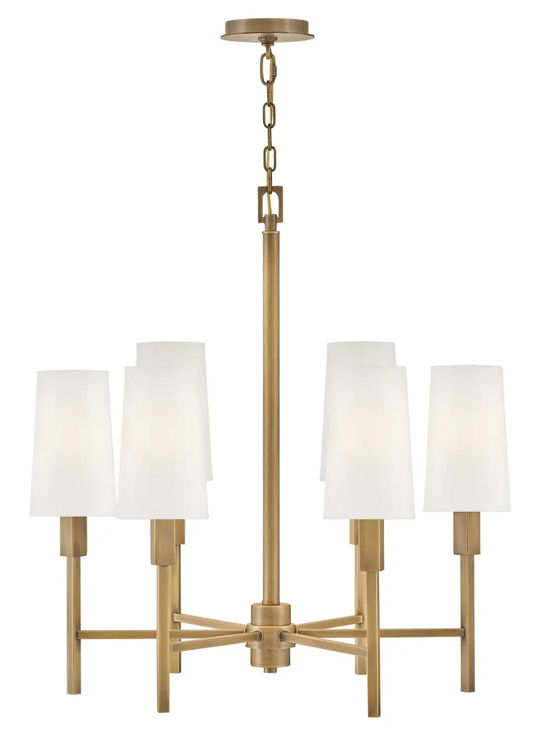 HINKLEY, FENWICK SINGLE TIER CHANDELIER, PENDANT LIGHT