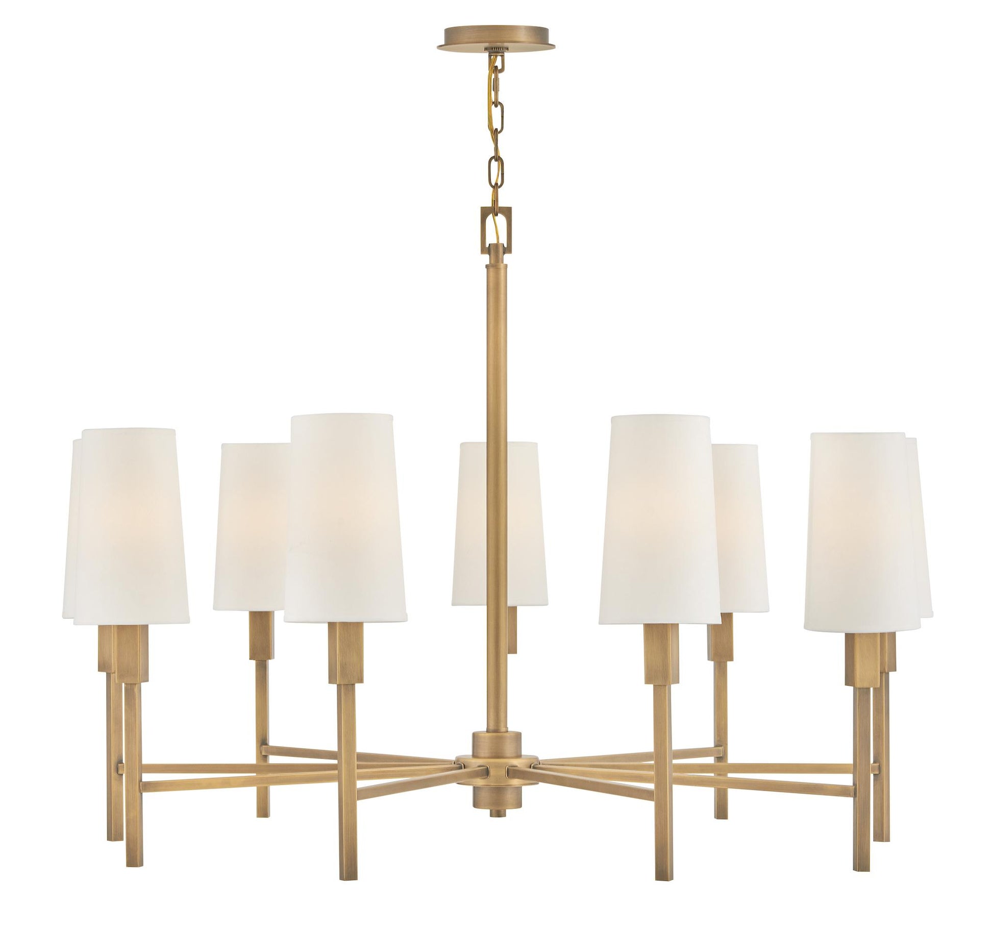 HINKLEY, FENWICK SINGLE TIER CHANDELIER, PENDANT LIGHT