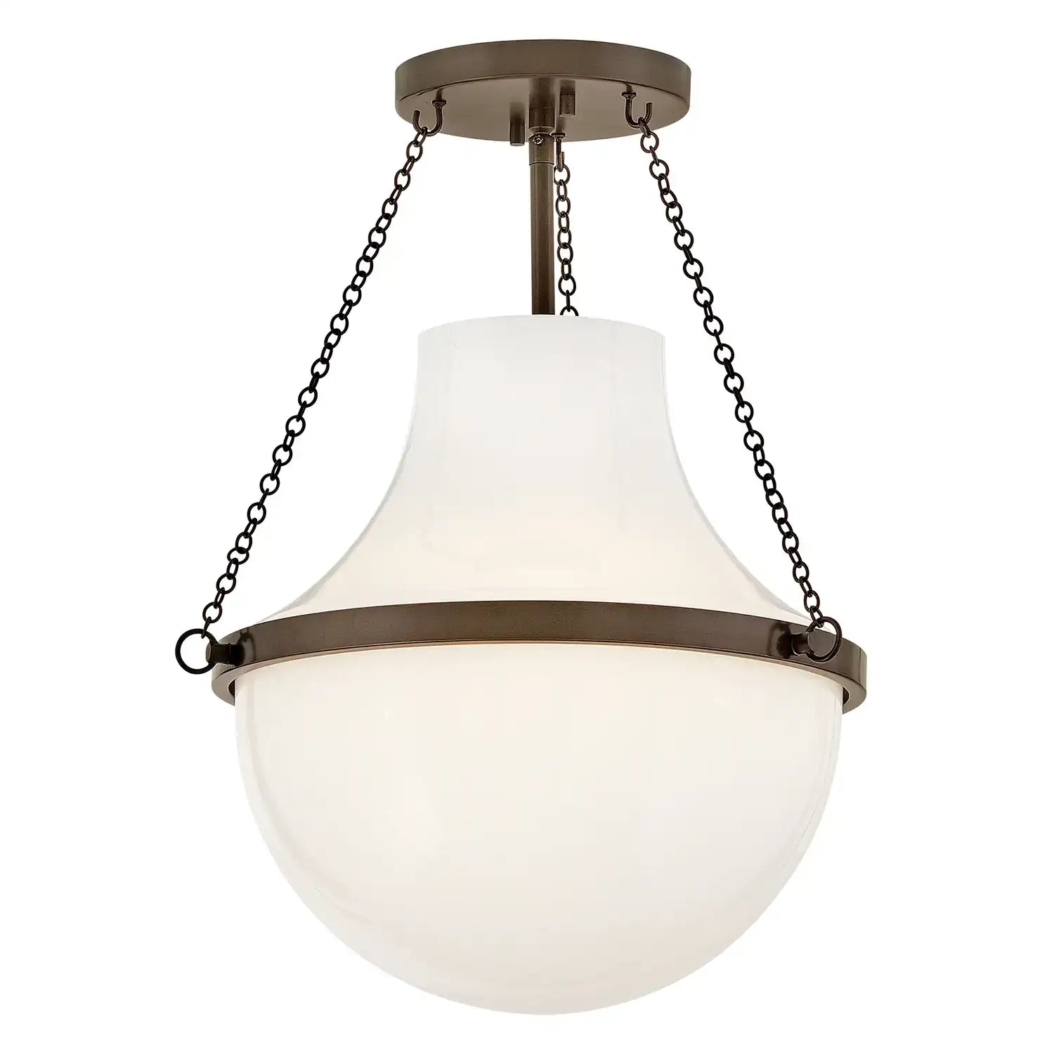 HINKLEY, Collins Semi-Flush Mount, FLUSH MOUNT CEILING LIGHTS