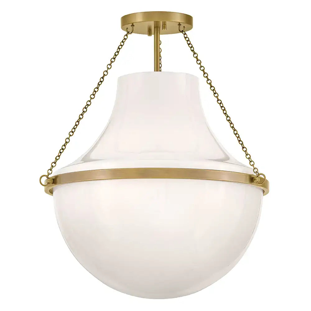 HINKLEY, Collins Semi-Flush Mount, FLUSH MOUNT CEILING LIGHTS