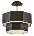 HINKLEY, FACET FLUSH MOUNT PENDANT, PENDANT LIGHT