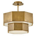 HINKLEY, FACET FLUSH MOUNT PENDANT, PENDANT LIGHT