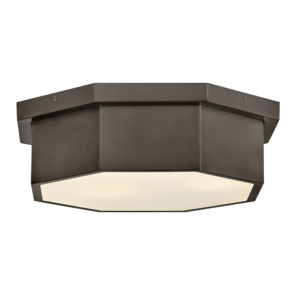HINKLEY, FACET FLUSH MOUNT, FLUSH MOUNT CEILING LIGHTS 