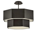 HINKLEY, FACET FLUSH MOUNT MULTI TIER, PENDANT LIGHT