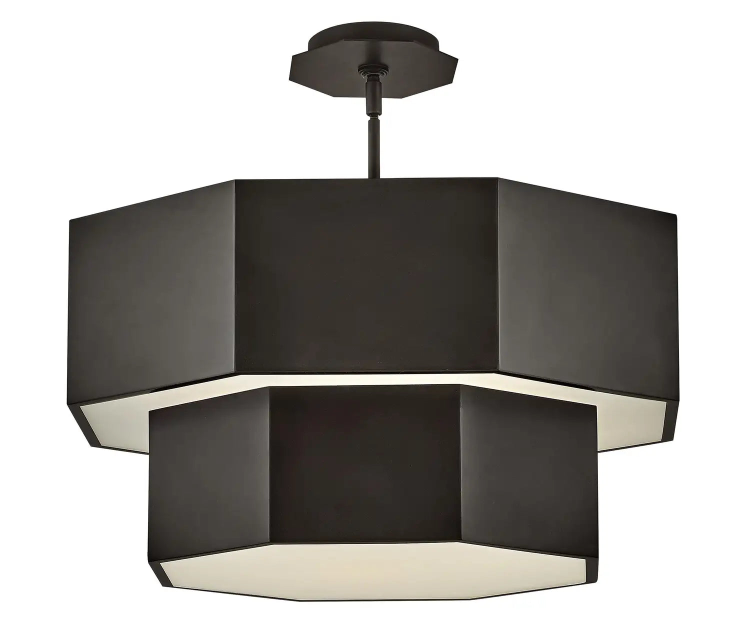 HINKLEY, FACET FLUSH MOUNT MULTI TIER, PENDANT LIGHT
