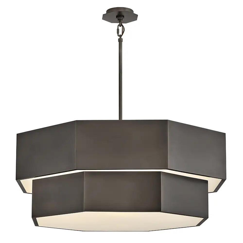 HINKLEY, FACET MULTI TIER CHANDELIER, PENDANT LIGHT