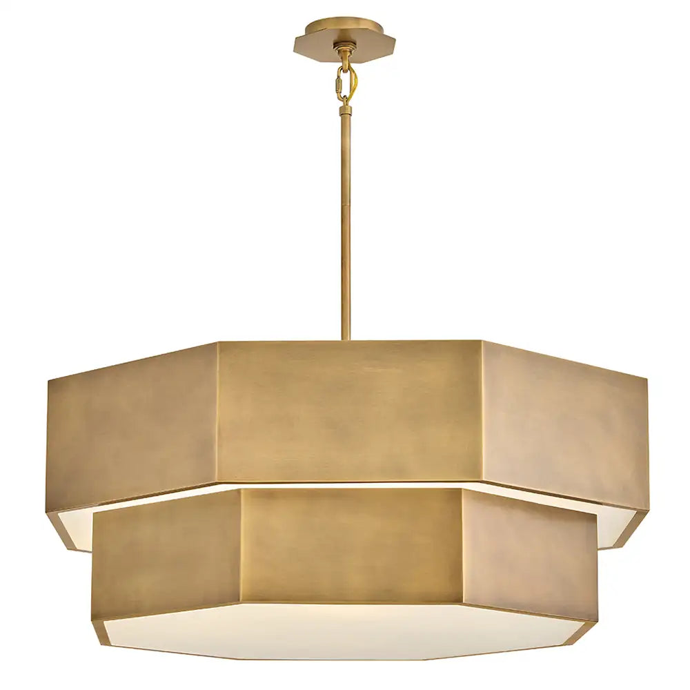 HINKLEY, FACET MULTI TIER CHANDELIER, PENDANT LIGHT